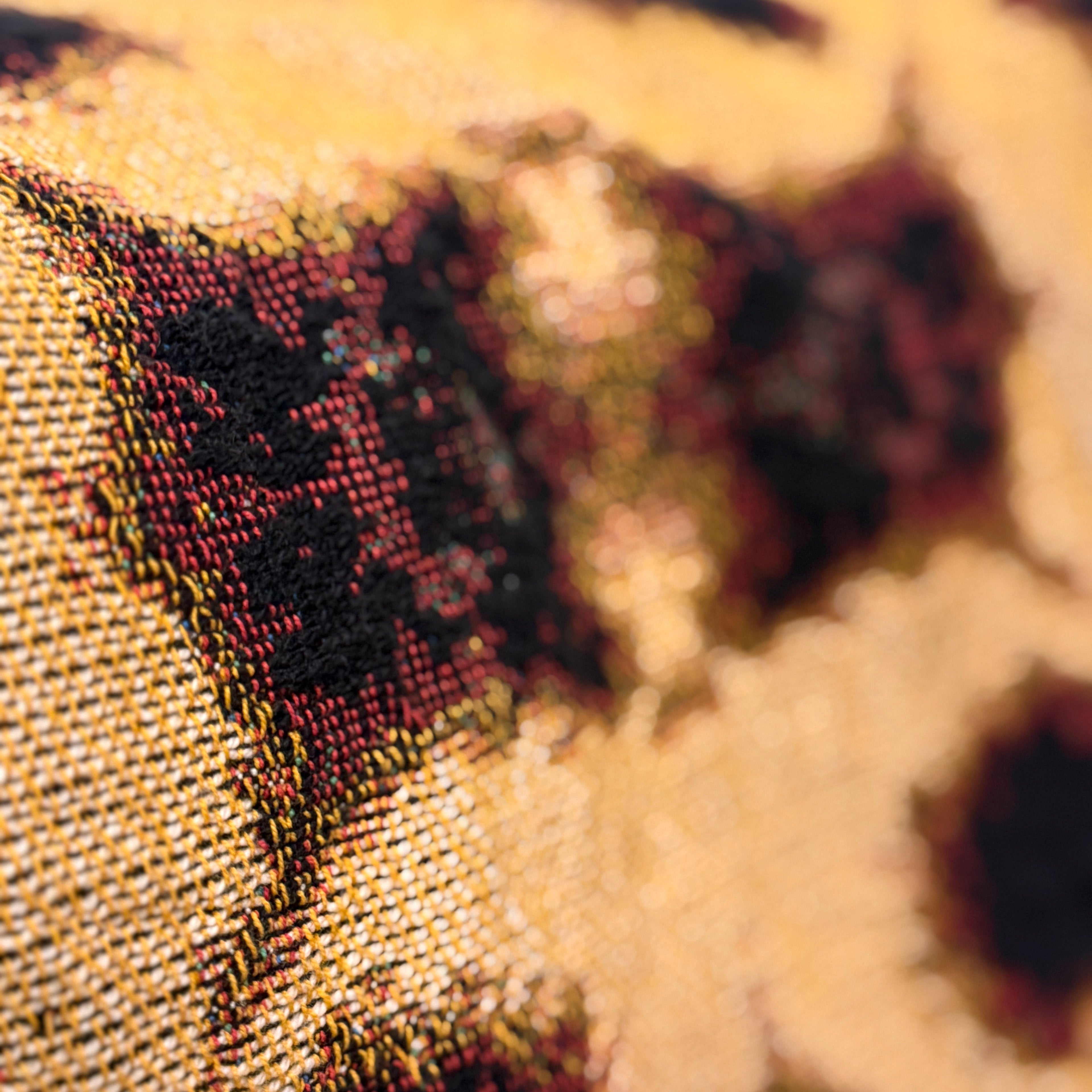 Close-up of a textured fabric with a pattern