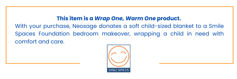 Neassage product description with Smile Spaces Foundation logo